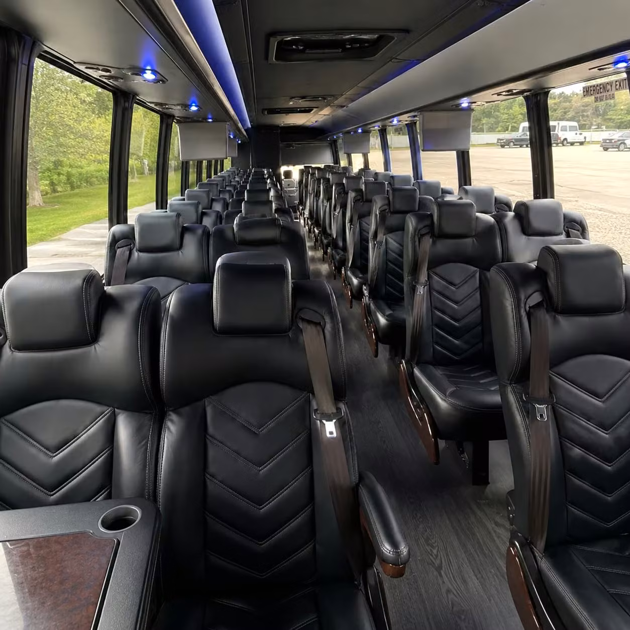 25 passenger minibus inside