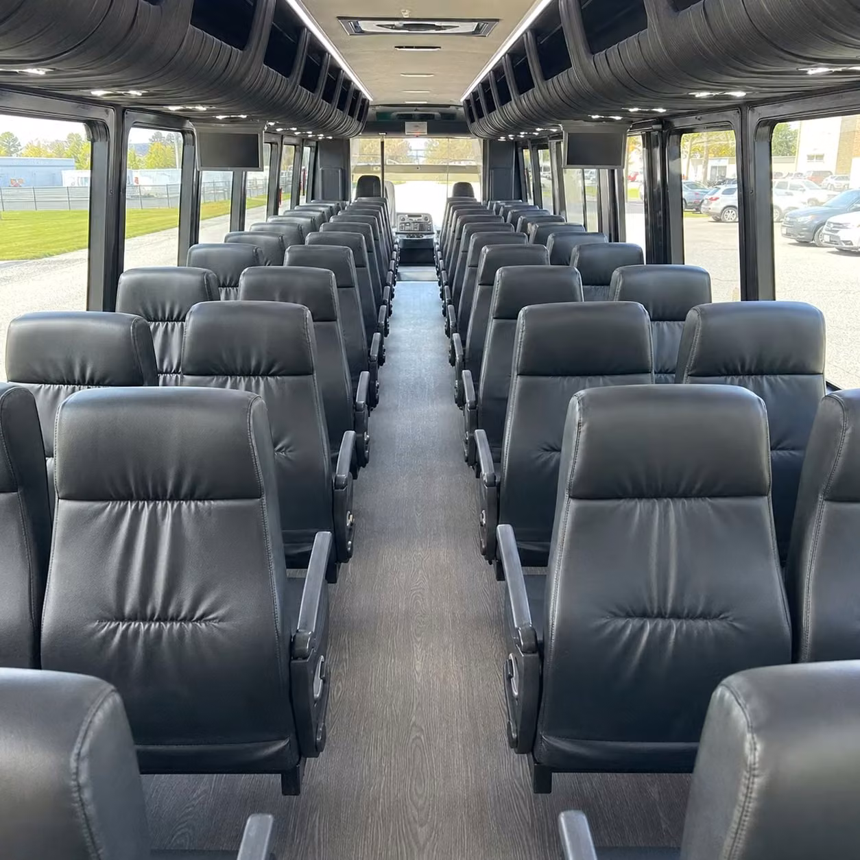 28 passenger minibus inside